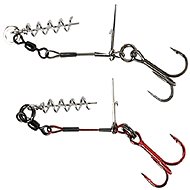 Savage Gear Carbon49 Corkscrew Stinger Size 3/0 31kg 2pcs - Rig