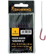 Browning Feeder Leader Sensitive FC, Size 18, 0.12mm, 1.1kg/2.5lbs, 60cm, 5pcs - Rig