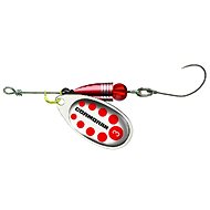 Cormoran Bullet Single Hook Spinner Size 3 7g Silver/Red Dots - Spinner