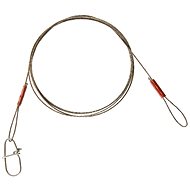 Cormoran 7x7 Wire Leader - Loop and Corlock Snap Hook 9kg 60cm 2pcs - Cable