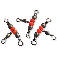 Cormoran Bead Triple Swivel, Size 7, 18kg, 5pcs - Swivel
