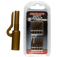Starbaits Safety Lead Clip, Muddy Brown, 10pcs - Lead Clip