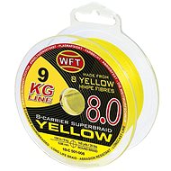 WFT KG 8.0, Yellow, 0.08mm, 9kg, 150m - Rybářská šňůra