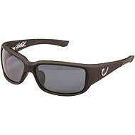 Mustad HP Polarised Sunglasses Black Vented Frame + Smoke Lens - Cycling Glasses