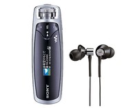 Sony NW-S603/B černý (black), 1GB, MP3/ WMA/ WAV/ ATRAC3 přehrávač, USB2.0 disk  - MP3 Player