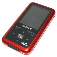 Sony WALKMAN NWZ-S615FR červený (red), 2GB, MPEG4/ MP3/ WMA/ AAC přehrávač, FM Tuner, 1,8" QVGA LCD, - MP4 Player