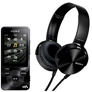 Sony Walkman NWZ-E585 + MDR-XB450 black - MP3 Player