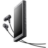 Sony Hi-Res WALKMAN NW-A35 Schwarz + Kopfhörer MDR-EX750 - MP3-Player