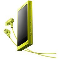 Sony Hi-Res WALKMAN NW-A35 yellow + headphones MDR-EX750 - MP3 Player