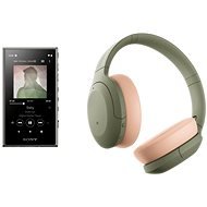 Sony MP4 16 GB NW-A105L grün + Sony Hi-Res WH-H910N grün-körperfarben - Set
