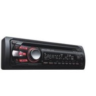 Car radio/CD deck SONY CDX-GT430U black, CD/ MP3/ WMA/ ATRAC 3+, ID3 tag, přední vstup + USB, FM/AM  - Autoradio