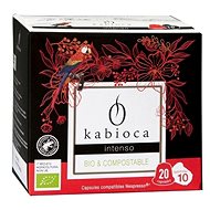 Kabioca ORGANIC Compostable Coffee Capsules for Nespresso Intenso 20 pcs - Kávové kapsle