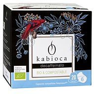 Kabioca ORGANIC Compostable Coffee Capsules for Nespresso Decaffeinato 20 pcs - Kávové kapsle