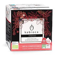 Kabioca ORGANIC Compostable Coffee Capsules for Nespresso Intenso 50 pcs - Kávové kapsle