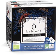 Kabioca BIO Compostable Coffee Capsules for Nespresso Decaffeinato 50 pcs - Kávové kapsle
