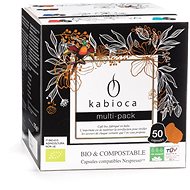 Kabioca ORGANIC Compostable Coffee Capsules for Nespresso Mix Pack of 50 pcs - Kávové kapsle