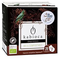 Kabioca ORGANIC Compostable Coffee Capsules for Nespresso Espresso 20 pcs - Kávové kapsle