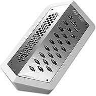 KAI JANUS Reversible grater with container, stainless steel/plastic, white - Grater