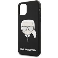 Karl Lagerfeld Embossed Glitter for iPhone 11 Pro Max, Black - Phone Cover