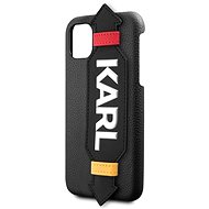 Karl Lagerfeld Strap for iPhone 11, Black - Phone Cover