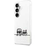 Karl Lagerfeld IML K&CH Peekaboo Logo Magnetic Back Cover for Samsung Galaxy S26+ White - Phone Cover