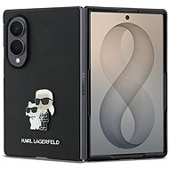 Karl Lagerfeld PU Saffiano Karl and Choupette for the Samsung Galaxy Z Fold 8 – Black - Protective Case
