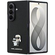 Karl Lagerfeld PU Saffiano Karl and Choupette for the Samsung Galaxy Z Fold 8 Ultra Black - Protective Case