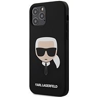 Karl Lagerfeld Head for Apple iPhone 12/12 Pro, Black - Phone Cover