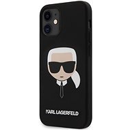 Karl Lagerfeld Head for Apple iPhone 12 Mini, Black - Phone Cover