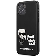 Karl Lagerfeld PU Karl & Choupette Apple iPhone 12/12 Pro fekete tok - Telefon tok