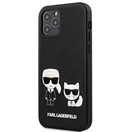 Karl Lagerfeld PU Karl&Choupette for Apple iPhone 12 Pro Max, Black - Phone Cover