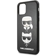 Karl Lagerfeld & Choupette for iPhone 11 Pro, Black - Phone Cover