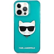 Karl Lagerfeld TPU Choupette Head Cover for Apple iPhone 13 Pro Fluo Blue - Phone Cover