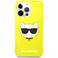 Karl Lagerfeld TPU Choupette Head Cover for Apple iPhone 13 Pro Max Fluo Yellow - Phone Cover