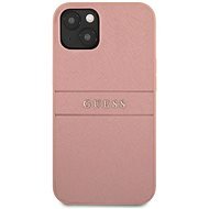 Guess PU Leather Saffiano Zadný Kryt na Apple iPhone 13 Pink - Kryt na mobil