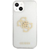 Guess TPU Big 4G Full Glitter Back Cover für Apple iPhone 13 mini Transparent - Handyhülle