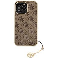 Guess 4G Charms Back Cover für Apple iPhone 13 Pro Braun - Handyhülle