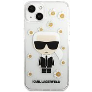 Karl Lagerfeld Ikonik Flower Kryt na iPhone 13 mini Transparent - Kryt na mobil