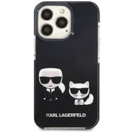 Karl Lagerfeld TPE Karl and Choupette Case für iPhone 13 Pro Max - schwarz - Handyhülle