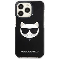 Karl Lagerfeld TPE Choupette Head Tok az iPhone 13 Pro készülékhez Black - Telefon tok
