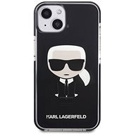 Karl Lagerfeld TPE Full Body Ikonik Tok az iPhone 13 készülékhez Black - Telefon tok