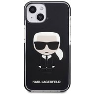 Karl Lagerfeld TPE Full Body Ikonik Cover for iPhone 13 mini Black - Phone Cover
