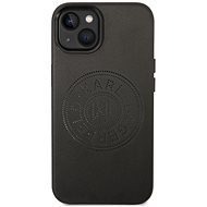 Karl Lagerfeld PU Leather Perforated Logo hátlapi tok iPhone 14 Plus Black - Telefon tok