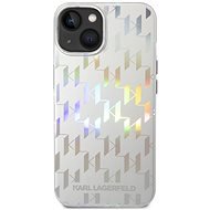 Karl Lagerfeld Iridescent Monogram iPhone 14 Plus ezüst hátlap tok - Telefon tok