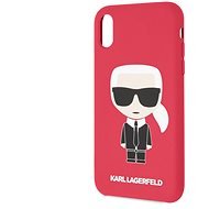 Karl Lagerfeld Full Body Iconic for iPhone XR, Red - Phone Cover