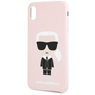 Karl Lagerfeld Full Body Iconic tok iPhone XR készülékhez, rózsaszín - Telefon tok