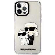 Karl Lagerfeld IML Glitter Karl and Choupette NFT Back Cover for iPhone 13 Pro Max Transparent - Phone Cover