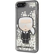 Karl Lagerfeld Liquid Glitter Iconic Cover for iPhone 7/8 Plus - Phone Cover
