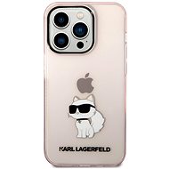 Karl Lagerfeld IML Choupette NFT Back Cover for iPhone 14 Pro Pink - Phone Cover