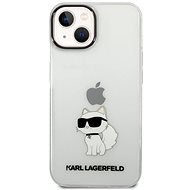 Karl Lagerfeld IML Choupette NFT iPhone 14 Plus átlátszó hátlap tok - Telefon tok